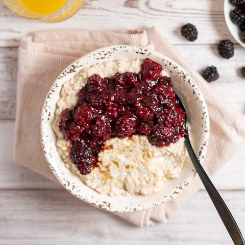 Blackberry Walnut Oatmeal