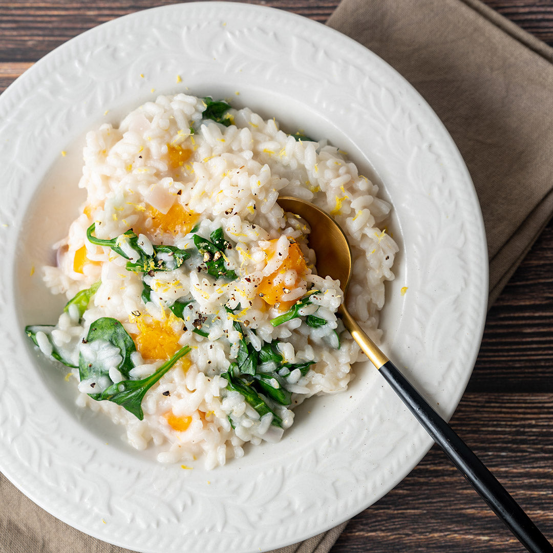 Butternut Squash & Spinach Risotto