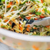 Vietnamese Chicken Salad with Rice Noodles