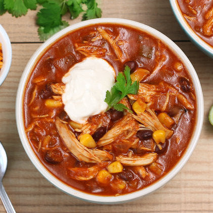 Chicken Enchilada Soup - Stock Your Freezer