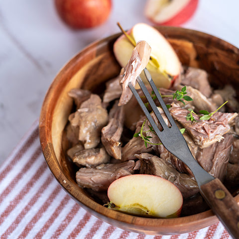 Cider Pork Roast with Apple-Thyme Gravy