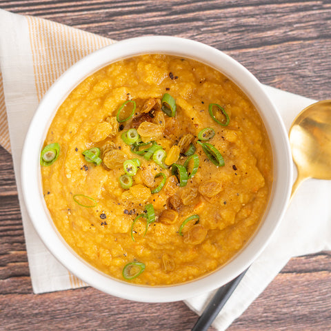 Coconut Red Lentil Soup - Stock Your Freezer