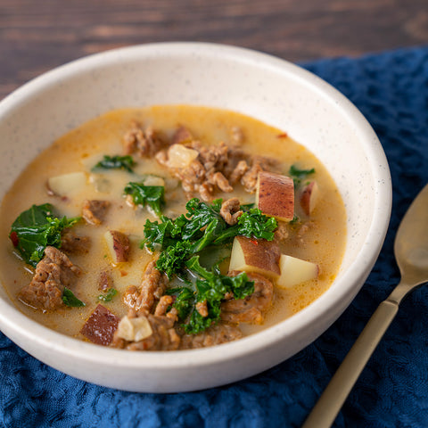 Creamy Italian Sausage and Kale Soup
