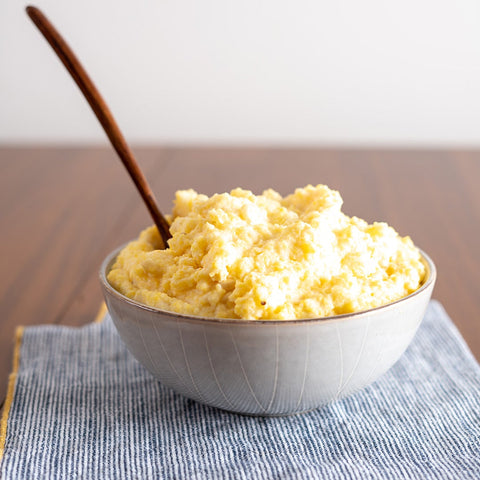 Creamy Parmesan Polenta - Stock your Freezer