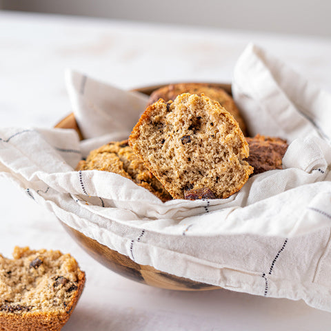 Date and Walnut Paleo Muffins - Stock Your Freezer