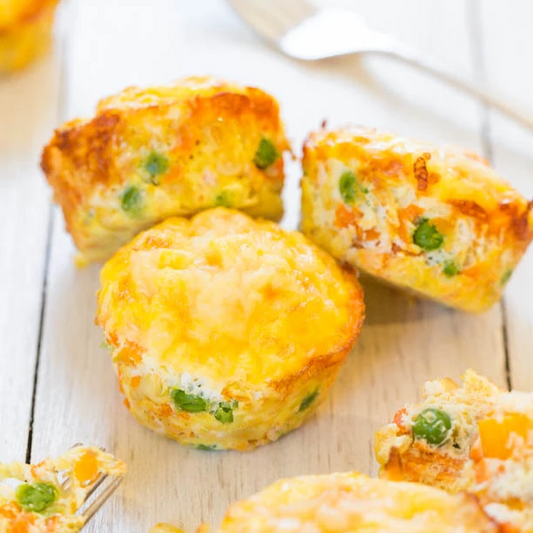Roasted Mushroom Mini Frittatas