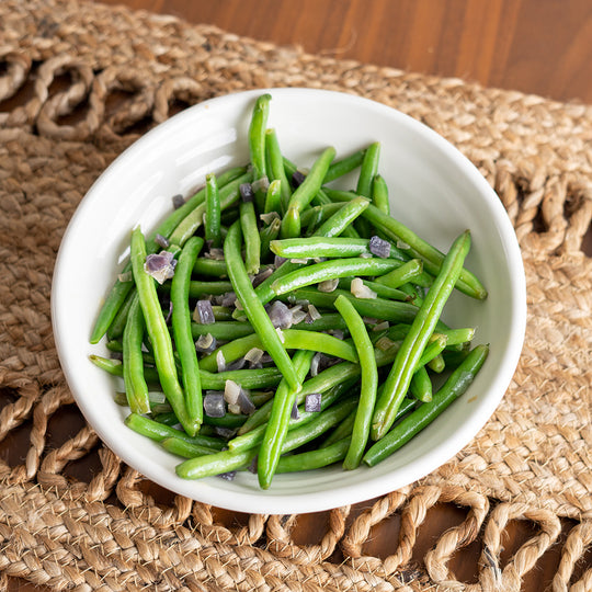 French Green Beans with Caramelized Shallots