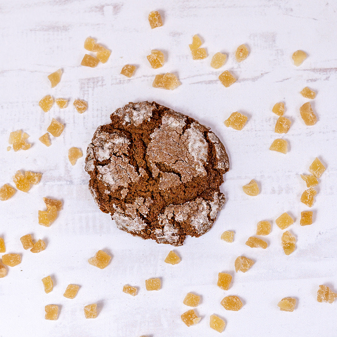 Molasses Ginger Crinkle Cookies