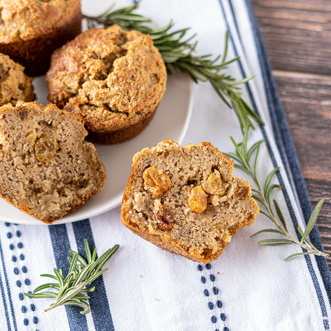 Golden Raisin Paleo Muffin