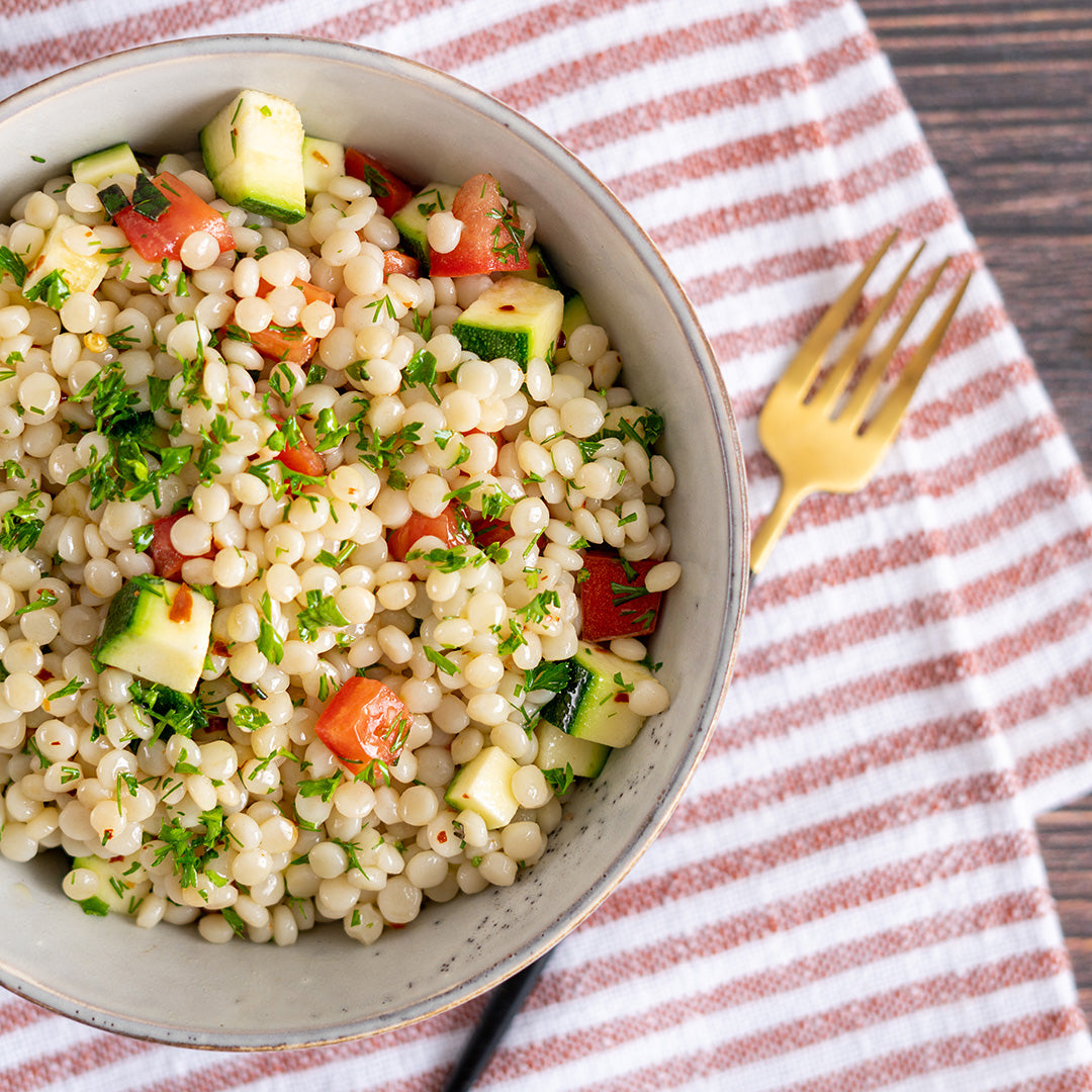Herby Israeli Couscous Salad