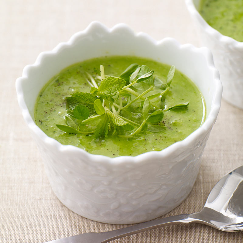 Herby Leek and Pea Soup