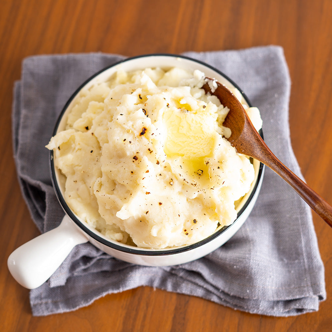 Horseradish Mashed Potatoes - Stock Your Freezer