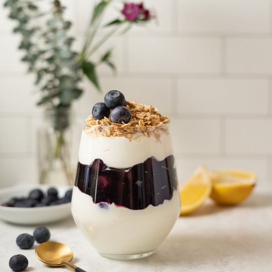 Blueberry and Lemon Creme Parfait
