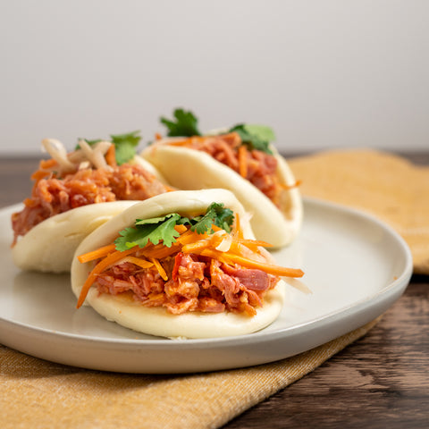**Limited Quantities** Pulled Pork Bao Buns