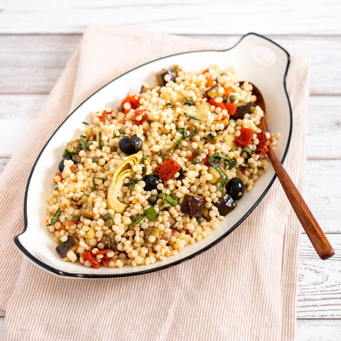 Israeli Couscous and Roasted Veggie Salad