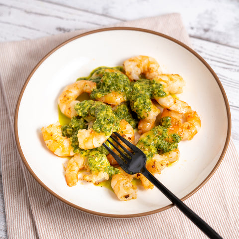 Prawns with Mango Chimichurri