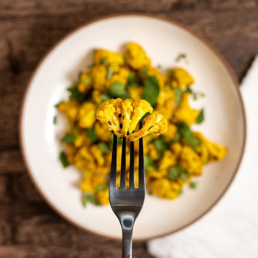 Turmeric and Cumin Roasted Cauliflower