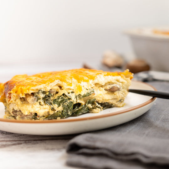 Roasted Mushroom and Baby Kale Enchiladas - Stock Your Freezer
