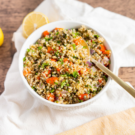 Herbed Bulgur-Lentil Pilaf
