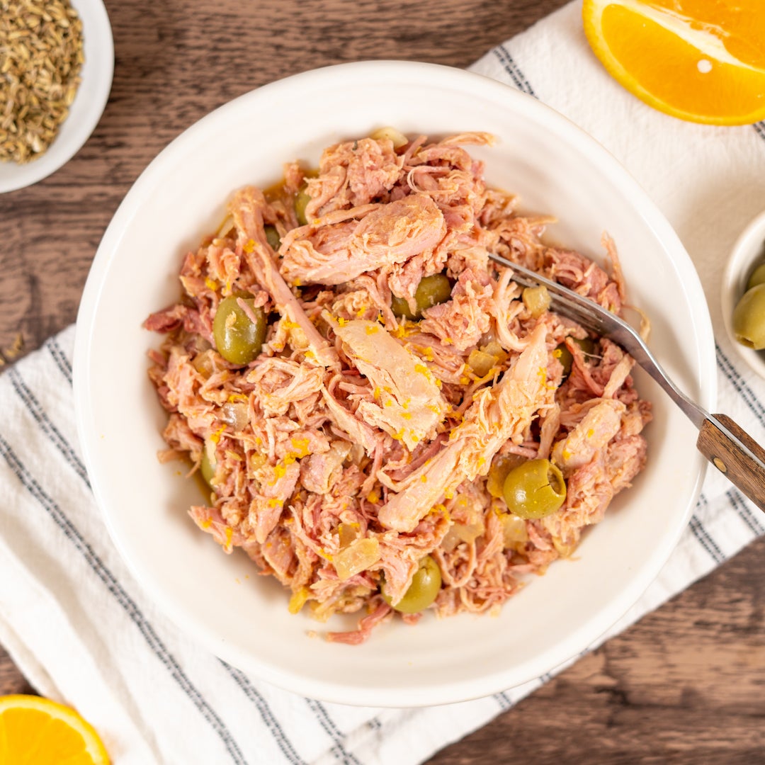 Orange-Chili Pulled Pork Shoulder - Stock Your Freezer