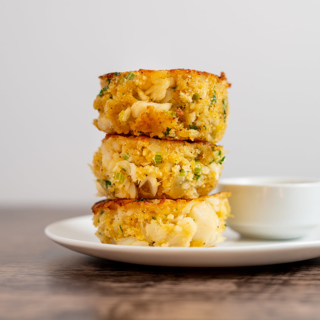 Cod Cakes with Lemon Dill Tartar Sauce