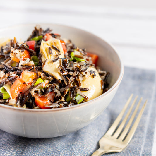Wild Rice and Artichoke Heart Salad