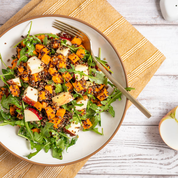 Chopped Salad with Sweet Potato, Apple and Quinoa