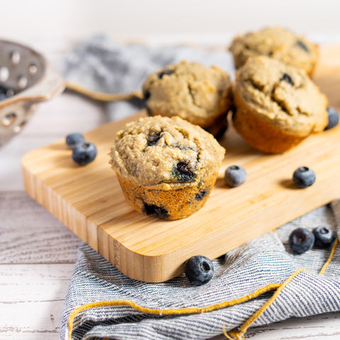 Blueberry Banana Paleo Muffins - Stock Your Freezer