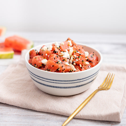 Watermelon and Feta Salad with Pistachio Dukkah