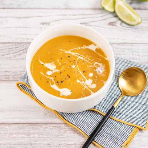 Spicy Coconut Sweet Potato Soup