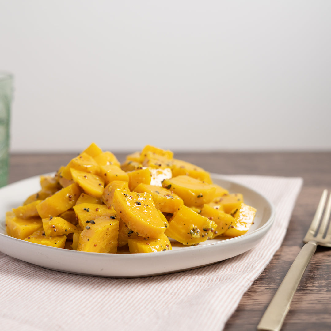 Golden Beet and Horseradish Salad