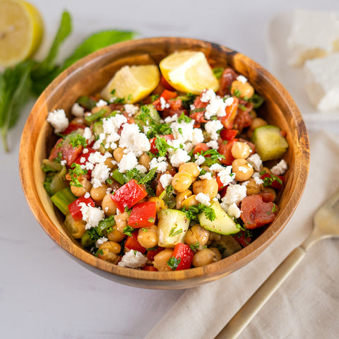 Middle Eastern Chickpea Salad