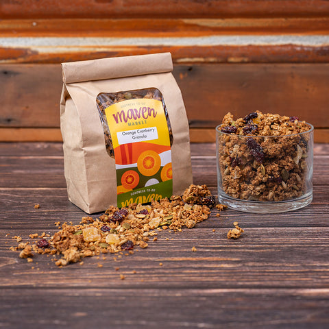 Orange Cranberry Granola with Crystallized Ginger - Mail