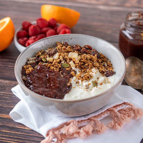 Orange-Raspberry Yogurt Parfait