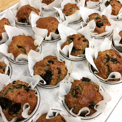 Wild Berry Paleo Muffins