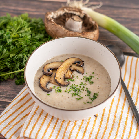 Portobello Mushroom Soup - Stock Your Freezer