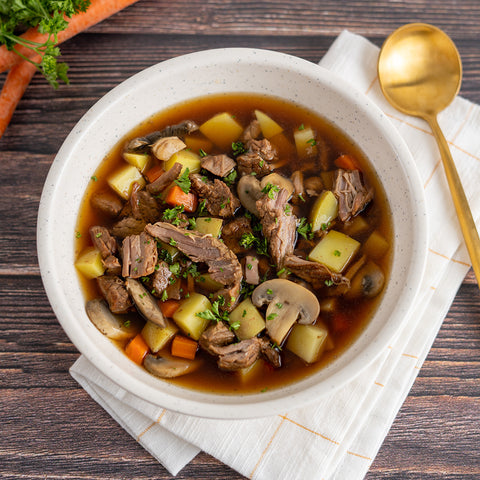 Pot Roast Mushroom Stew - Stock Your Freezer