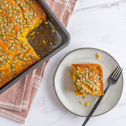 Pumpkin and Pepita Cornbread
