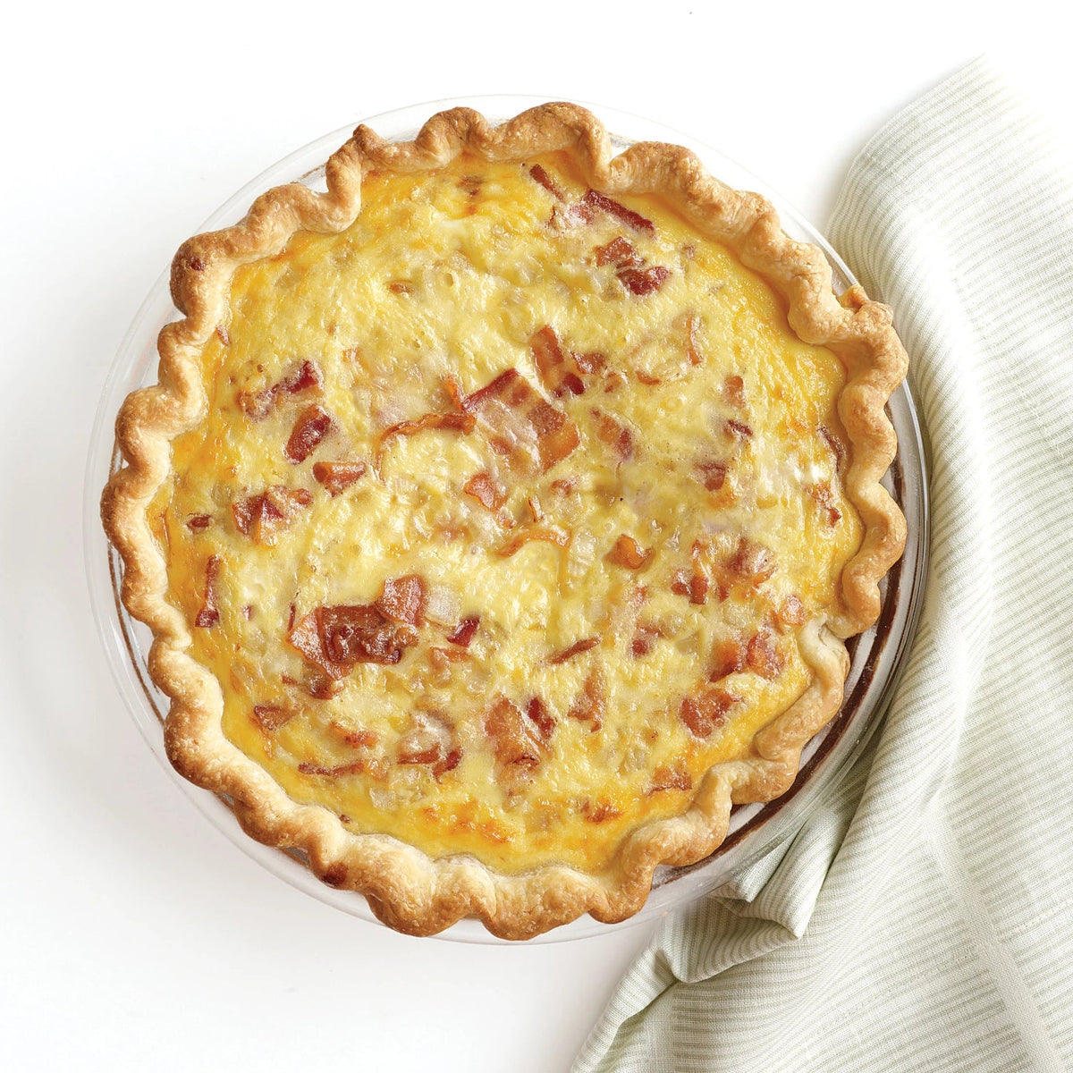 Pesto and Roasted Red Pepper Quiche - Stock Your Freezer