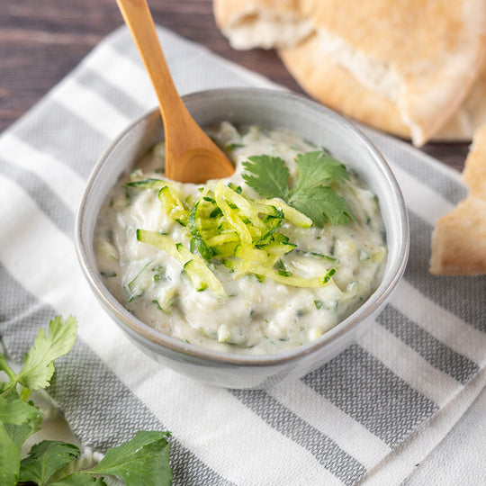 Indian Raita with Flatbread