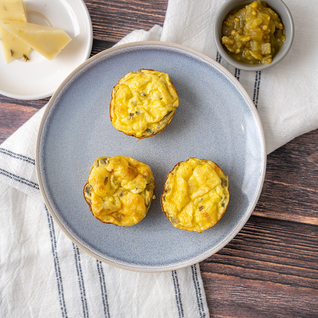Salsa Verde Egg Muffins