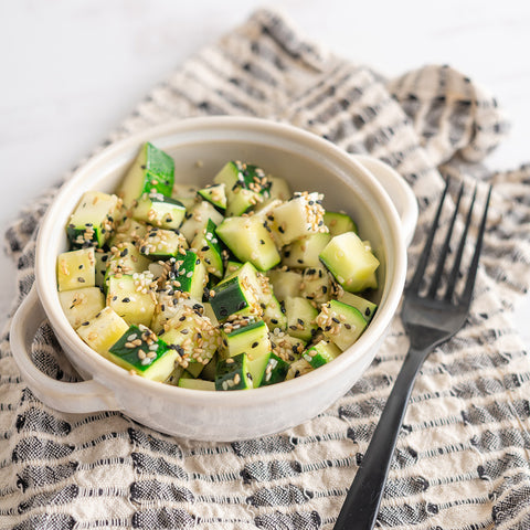 Diced Sesame Zucchini