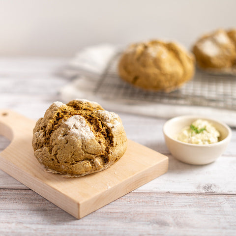 Rye Soda Bread with Dill Butter - Stock Your Freezer