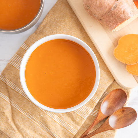 Thai Carrot and Sweet Potato Soup - Stock Your Freezer