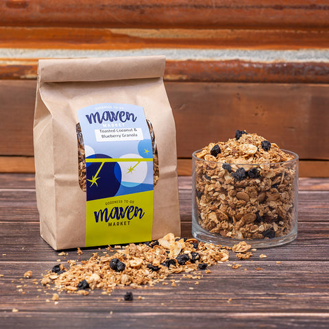 Toasted Coconut Almond and Wild Blueberry Granola