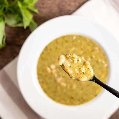 White Bean and Pesto Soup