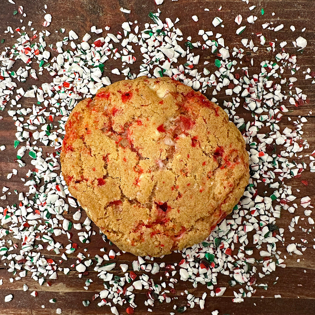 White Chocolate Candy Cane Cookies