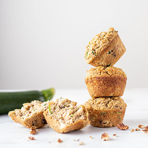 Zucchini Nut Paleo Muffins - Stock Your Freezer